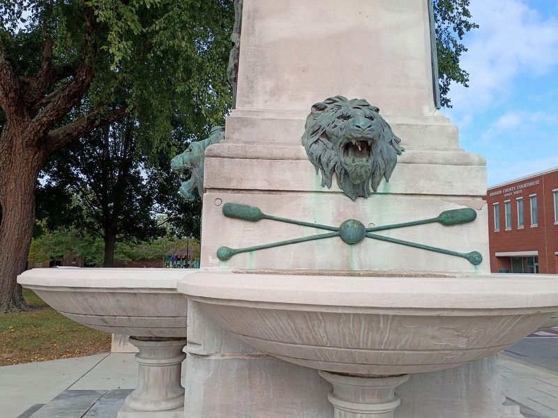 Johnson County Civil War Memorial. Click for full size. Johnson County Civil War Memorial image. Click for full size.