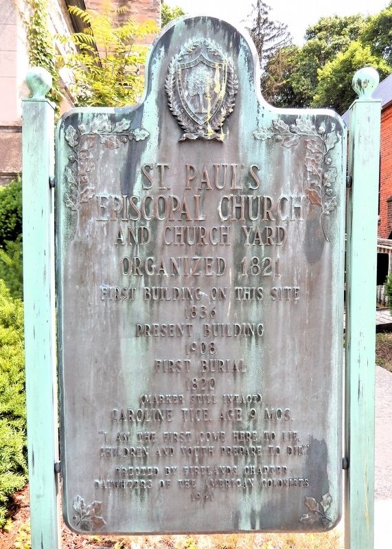 St. Paul's Episcopal Church and Church Yard Marker. Click for full size. St. Paul's Episcopal Church and Church Yard Marker image. Click for full size.