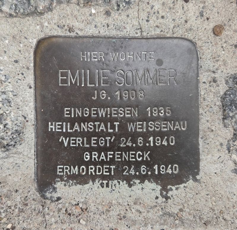 Emilie Sommer Marker. Click for full size. Emilie Sommer Marker image. Click for full size.