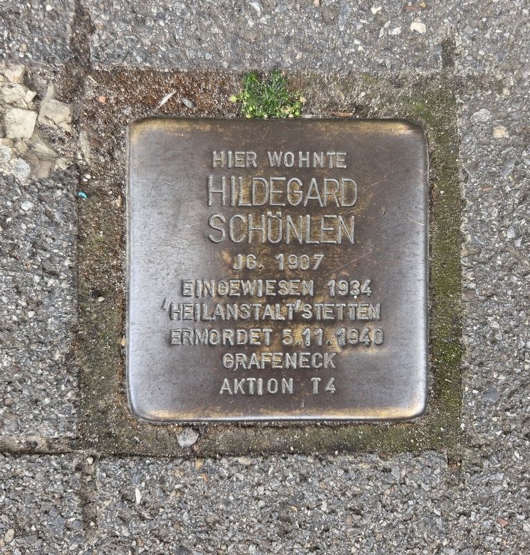 Hildegard Sch�nlen Marker image. Click for full size.
