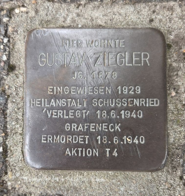 Gustav Ziegler Marker. Click for full size. Gustav Ziegler Marker image. Click for full size.