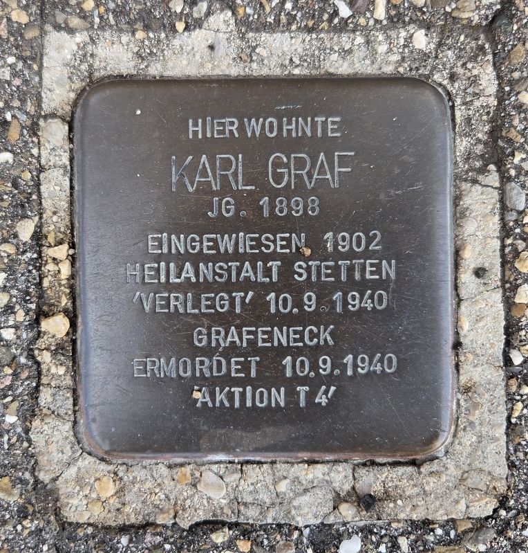 Karl Graf Marker. Click for full size. Karl Graf Marker image. Click for full size.