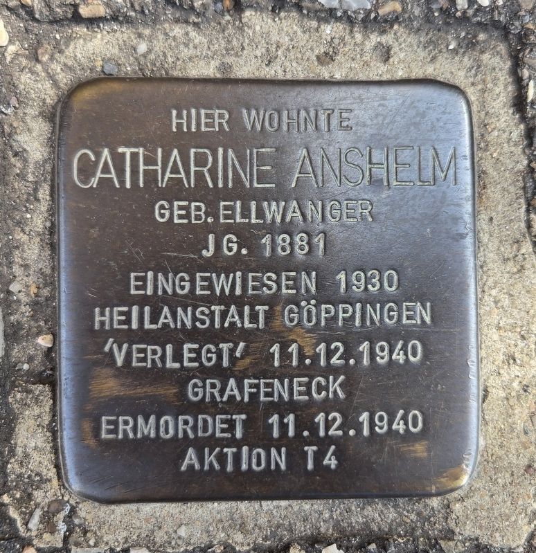 Catharine Anshelm Marker. Click for full size. Catharine Anshelm Marker image. Click for full size.
