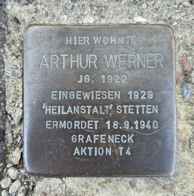 Arthur Werner Marker. Click for full size. Arthur Werner Marker image. Click for full size.