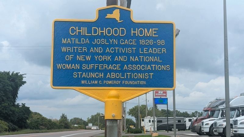Childhood Home Marker. Click for full size. Childhood Home Marker image. Click for full size.