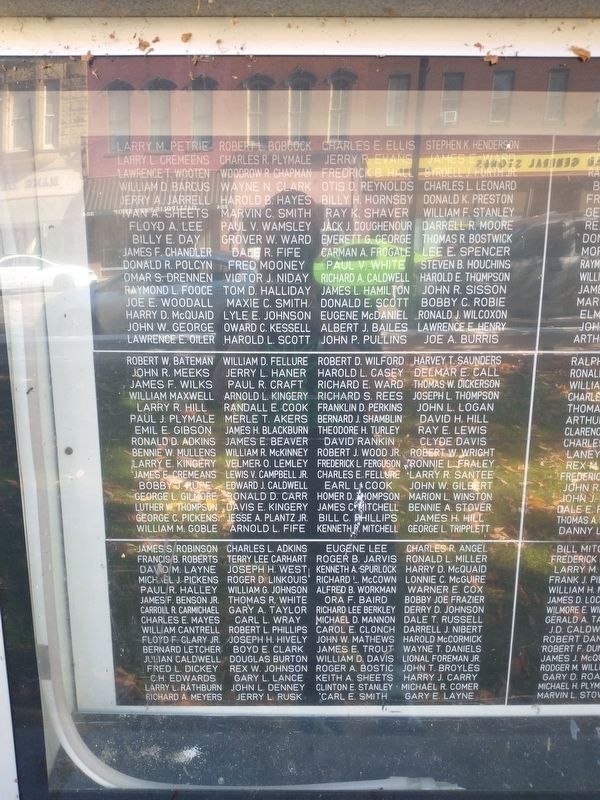Gallipolis Veterans Memorial Side 1. Click for full size. Gallipolis Veterans Memorial Side 1 image. Click for full size.