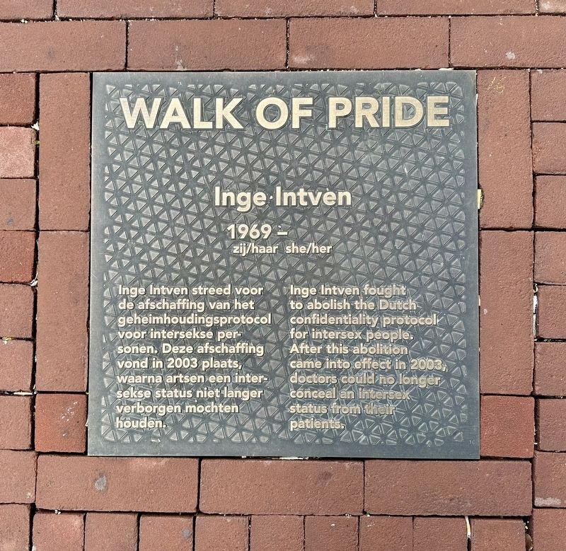 Inge Intven Marker. Click for full size. Inge Intven Marker image. Click for full size.