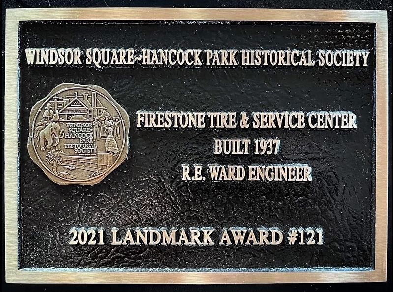 Firestone Tire Center Marker. Click for full size. Firestone Tire Center Marker image. Click for full size.