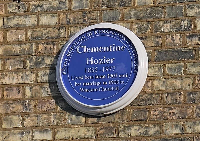 Clementine Hozier Marker. Click for full size. Clementine Hozier Marker image. Click for full size.
