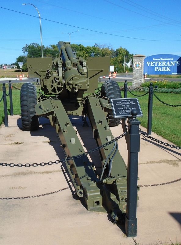 M114 155mm Howitzer Towed and Marker. Click for full size. M114 155mm Howitzer Towed and Marker image. Click for full size.