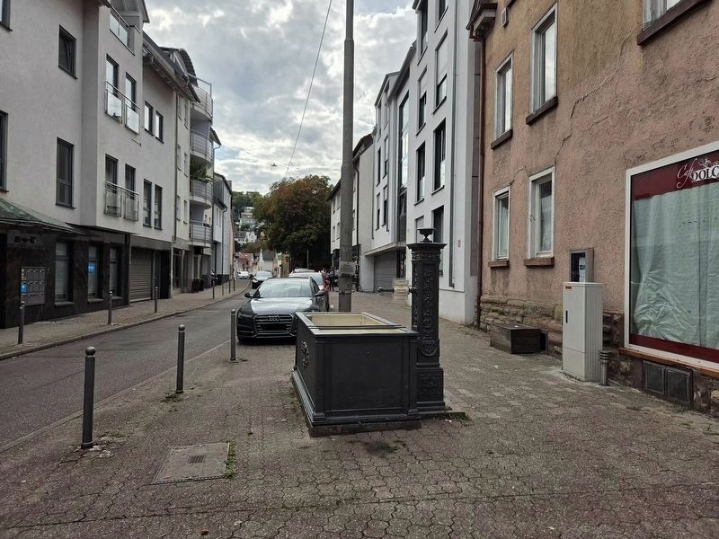 Hirschbrunnen / Stag Fountain and Marker. Click for full size. Hirschbrunnen / Stag Fountain and Marker image. Click for full size.