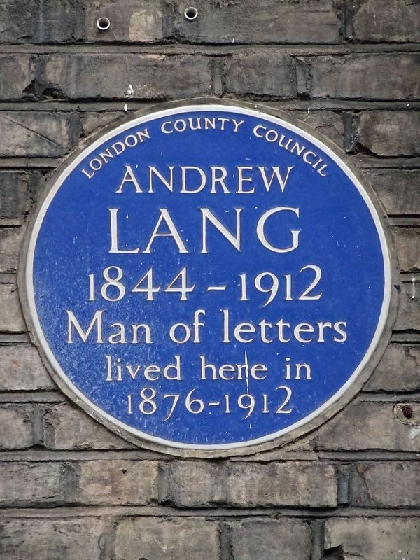 Andrew Lang Marker. Click for full size. Andrew Lang Marker image. Click for full size.