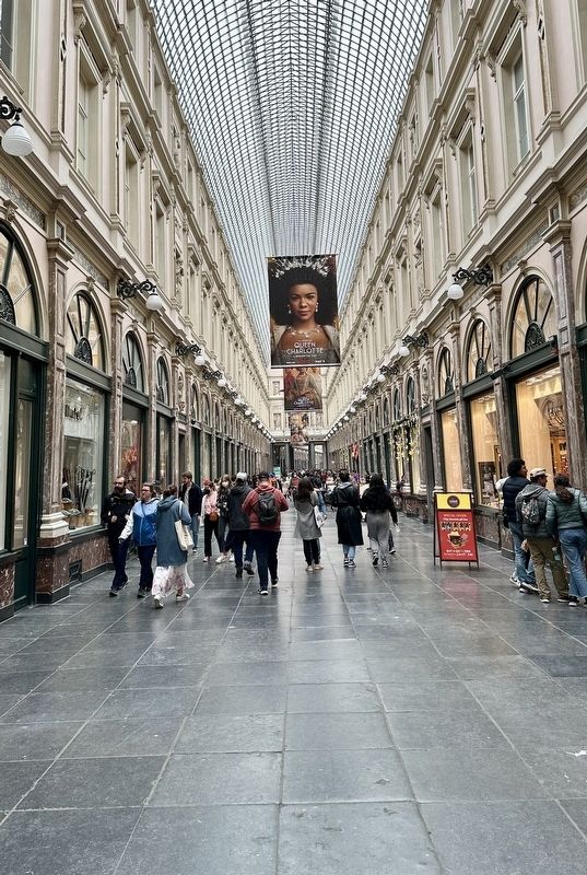 The Royal Saint-Hubert Galleries - interior. Click for full size. The Royal Saint-Hubert Galleries - interior image. Click for full size.