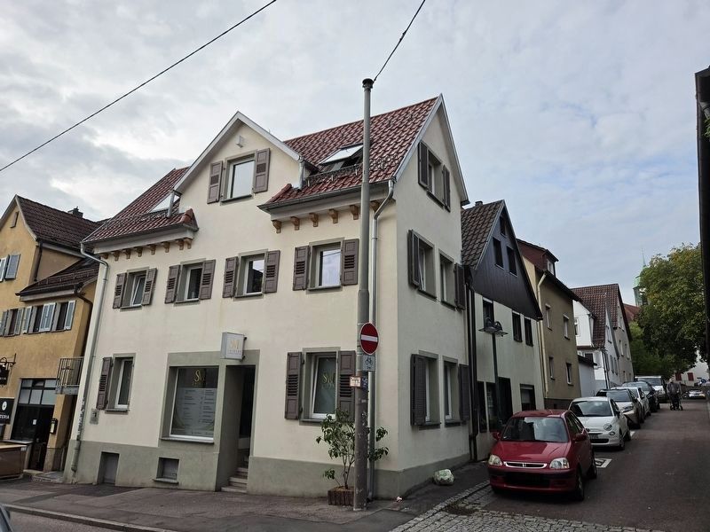 Ehemalige Freibank / Former Freibank Meat Shop Marker. Click for full size. Ehemalige Freibank / Former Freibank Meat Shop Marker image. Click for full size.