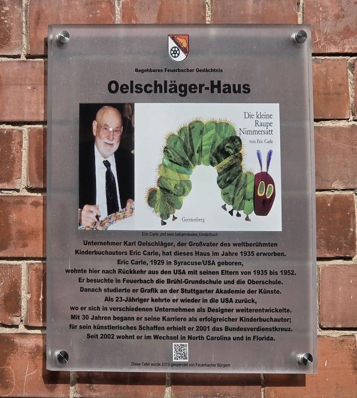 Oelschläger-Haus / Oelschläger House Marker. Click for full size. Oelschläger-Haus / Oelschläger House Marker image. Click for full size.