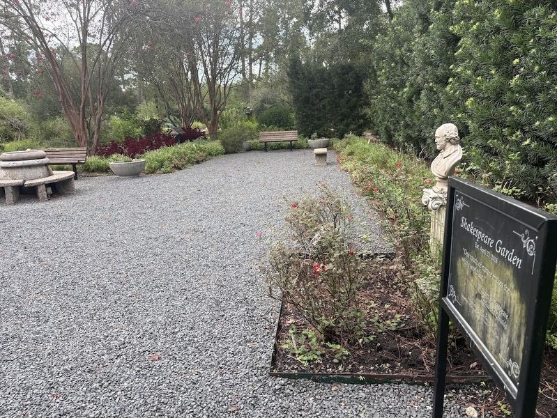 Shakespeare Garden Marker. Click for full size. Shakespeare Garden Marker image. Click for full size.