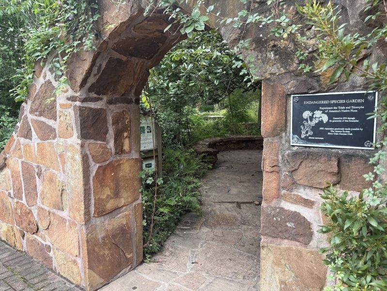 Entrance to Endangered Species Garden at Mercer Botanic Gardens image. Click for full size.