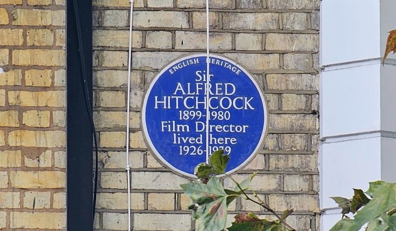 Sir Alfred Hitchcock Marker. Click for full size. Sir Alfred Hitchcock Marker image. Click for full size.