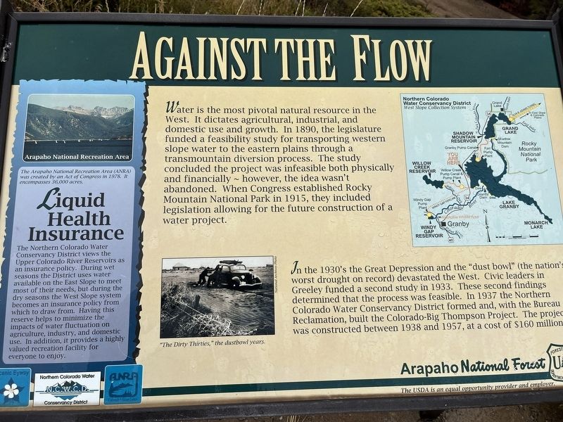 Against the Flow Marker. Click for full size. Against the Flow Marker image. Click for full size.
