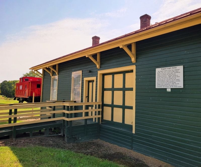 Ringgold Freight Station Marker. Click for full size. Ringgold Freight Station Marker image. Click for full size.