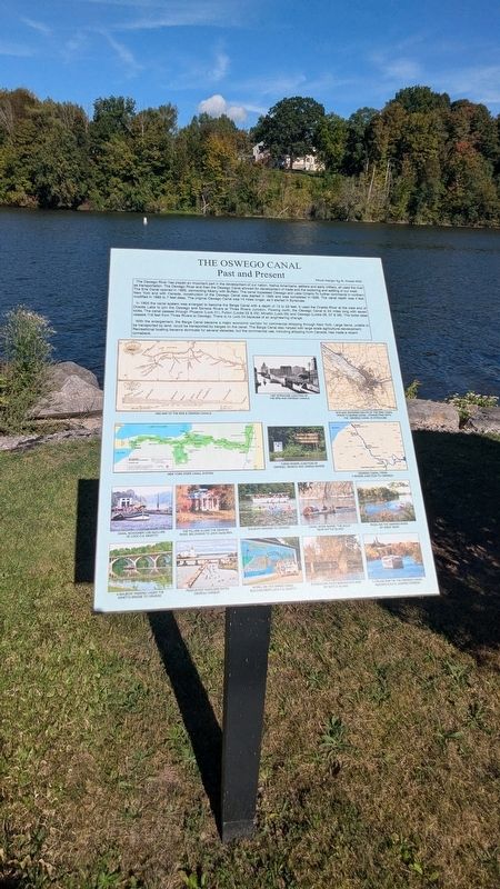 The Oswego Canal Marker. Click for full size. The Oswego Canal Marker image. Click for full size.