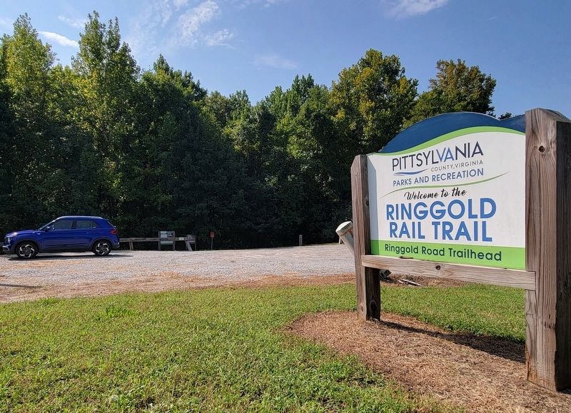 Ringgold Rail Trail History Marker. Click for full size. Ringgold Rail Trail History Marker image. Click for full size.
