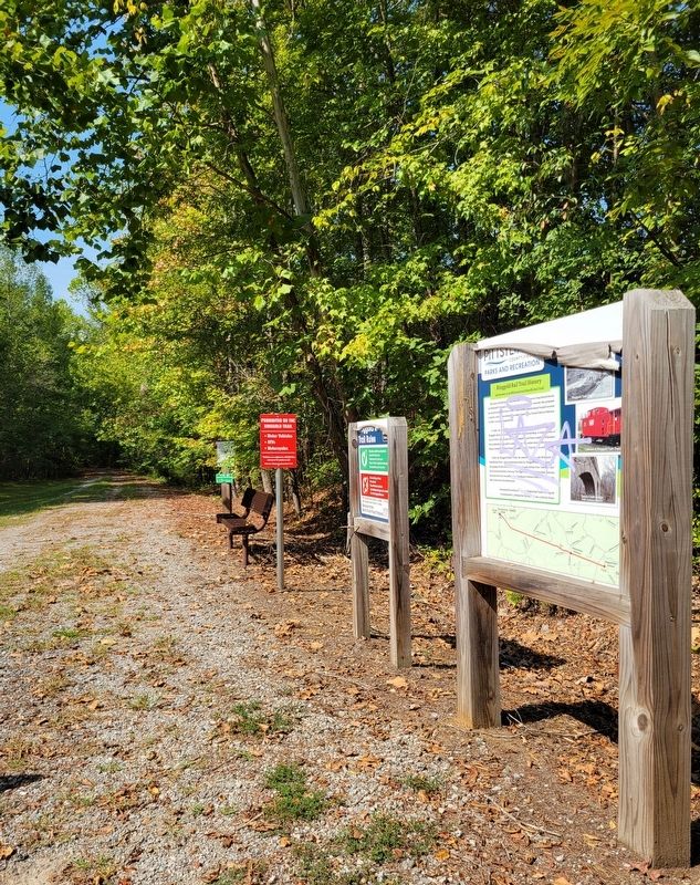Ringgold Rail Trail History Marker. Click for full size. Ringgold Rail Trail History Marker image. Click for full size.