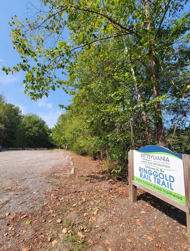 Ringgold Rail Trail History Marker. Click for full size. Ringgold Rail Trail History Marker image. Click for full size.