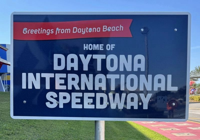 Daytona International Speedway Marker (Side1). Click for full size. Daytona International Speedway Marker (Side1) image. Click for full size.