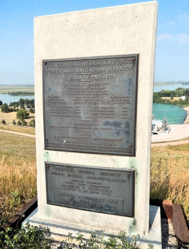 George P. Kingsley Dam Marker image. Click for full size.