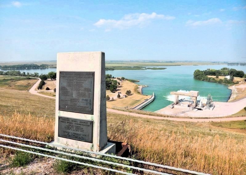 George P. Kingsley Dam Marker image. Click for full size.