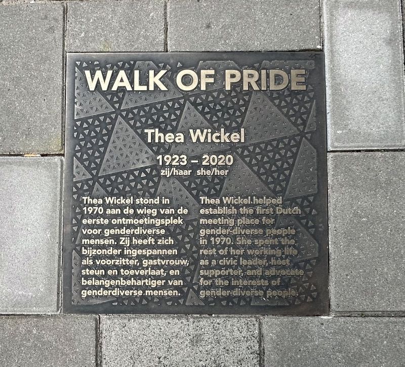 Thea Wickel Marker. Click for full size. Thea Wickel Marker image. Click for full size.