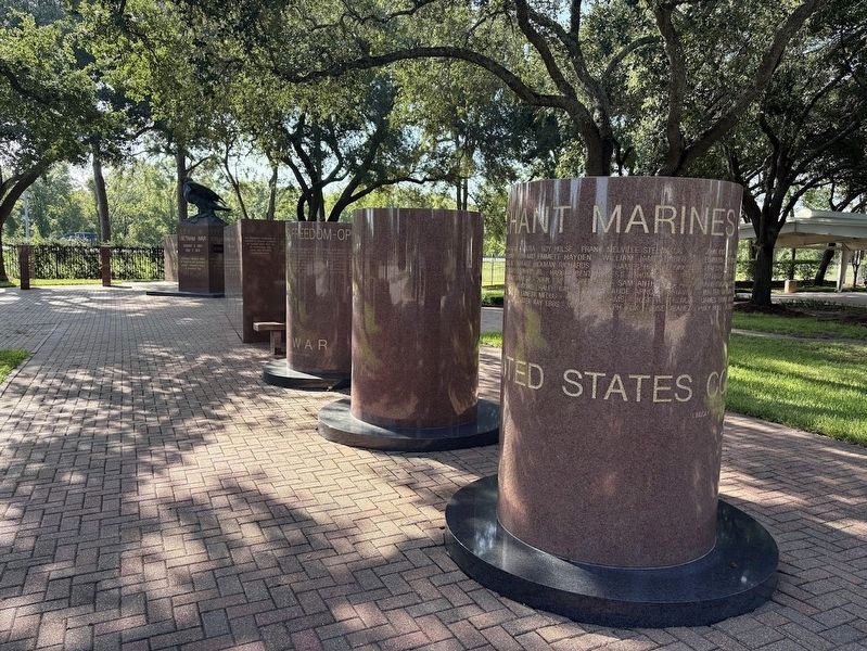 Harris County War Memorial. Click for full size. Harris County War Memorial image. Click for full size.