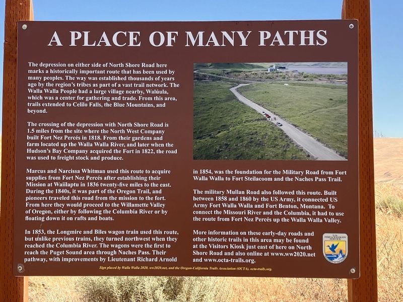A Place of Many Paths Marker. Click for full size. A Place of Many Paths Marker image. Click for full size.