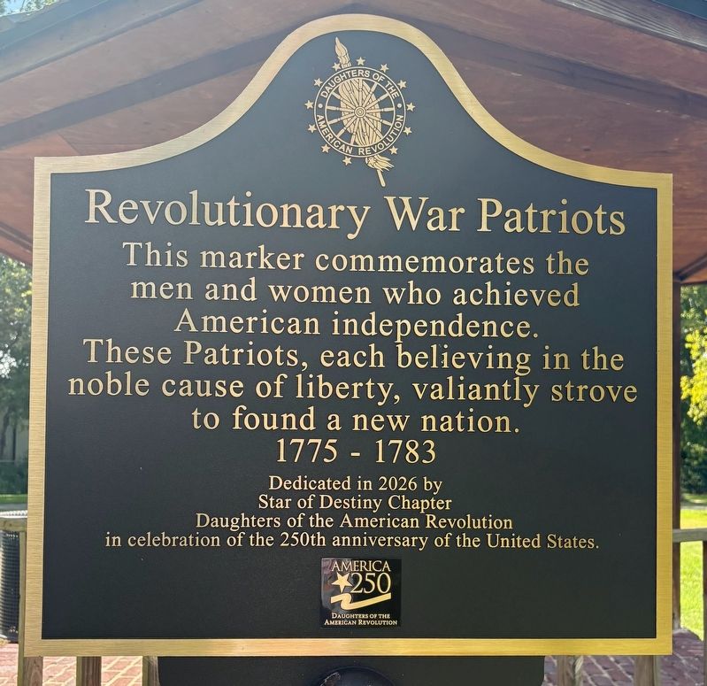 Revolutionary War Patriots Marker. Click for full size. Revolutionary War Patriots Marker image. Click for full size.