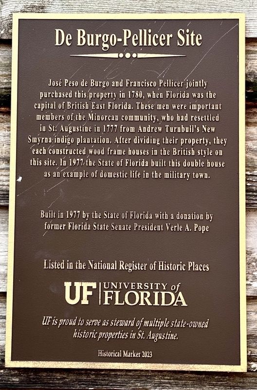 De Burgo-Pellicer Site Marker. Click for full size. De Burgo-Pellicer Site Marker image. Click for full size.
