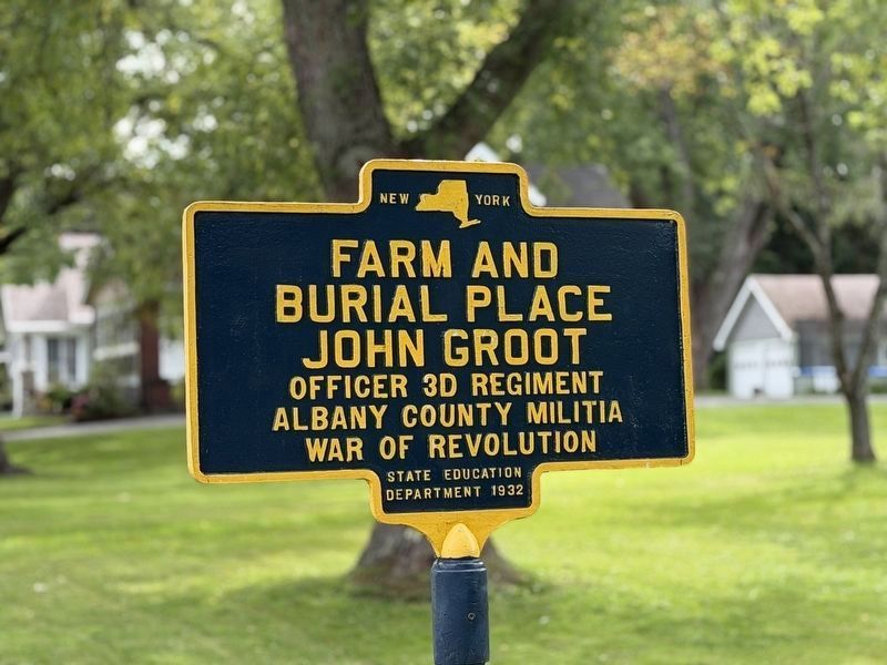 John Groot Marker. Click for full size. John Groot Marker image. Click for full size.