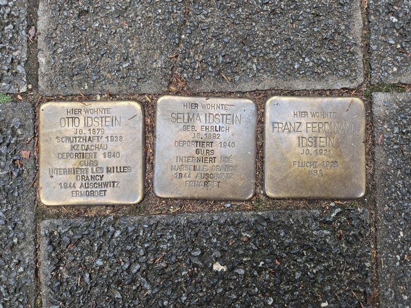 Otto Idstein Marker. Click for full size. Otto Idstein Marker image. Click for full size.