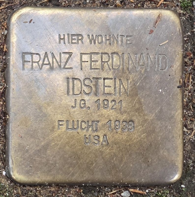 Franz Ferdinand Idstein Marker. Click for full size. Franz Ferdinand Idstein Marker image. Click for full size.