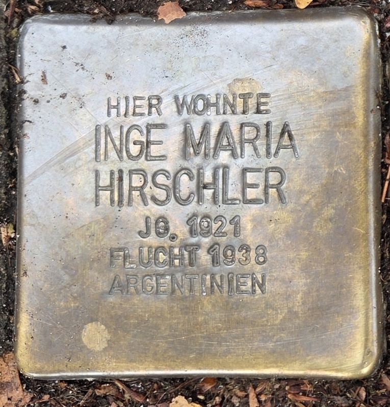 Inge Maria Hirschler Marker. Click for full size. Inge Maria Hirschler Marker image. Click for full size.