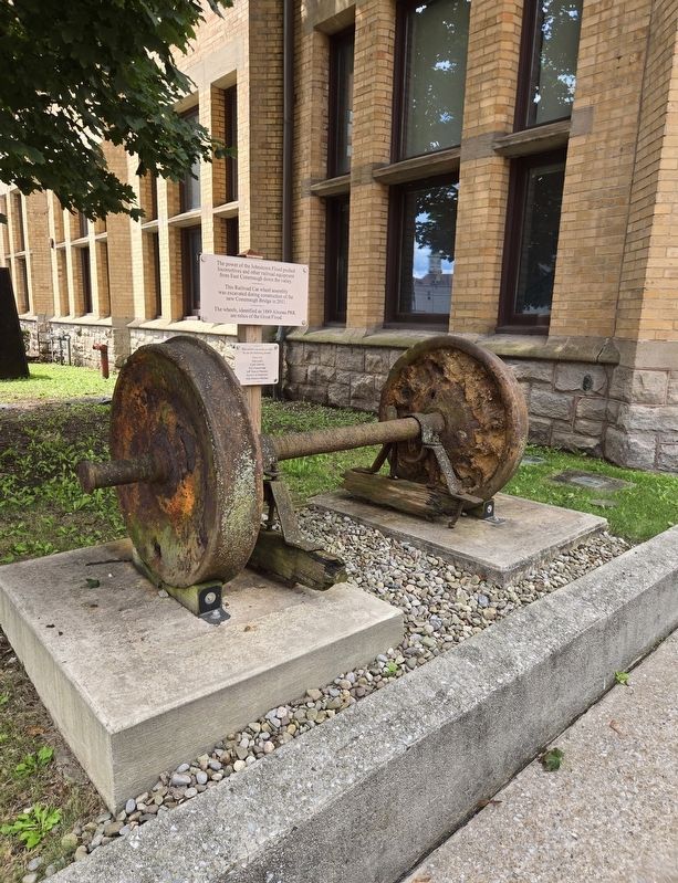 The Power of the Johnstown Flood Marker. Click for full size. The Power of the Johnstown Flood Marker image. Click for full size.