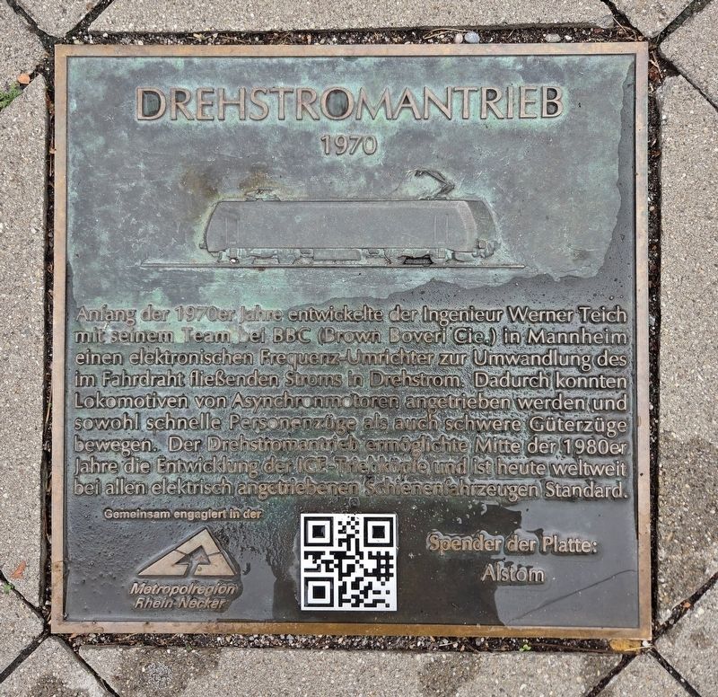 Drehstromantrieb / Three-Phase AC Drive Marker. Click for full size. Drehstromantrieb / Three-Phase AC Drive Marker image. Click for full size.