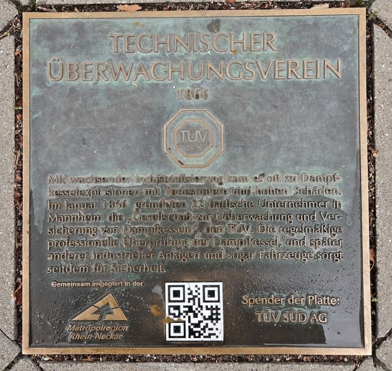 Technischer �berwachungsverein / Technical Inspection Association Marker image. Click for full size.