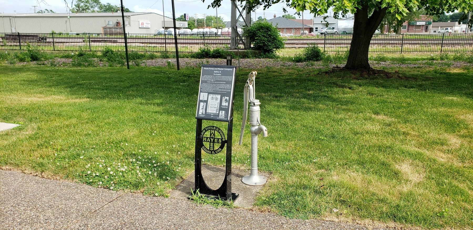Hayes Pump and Planter Company Marker. Click for full size. Hayes Pump and Planter Company Marker image. Click for full size.