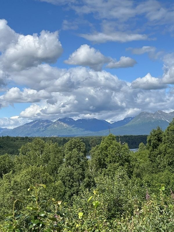 Denali from the Overlook, obscured by clouds. Click for full size. Denali from the Overlook, obscured by clouds image. Click for full size.