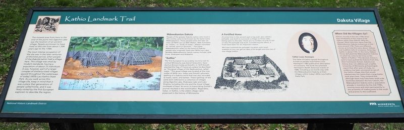 Dakota Village Marker. Click for full size. Dakota Village Marker image. Click for full size.