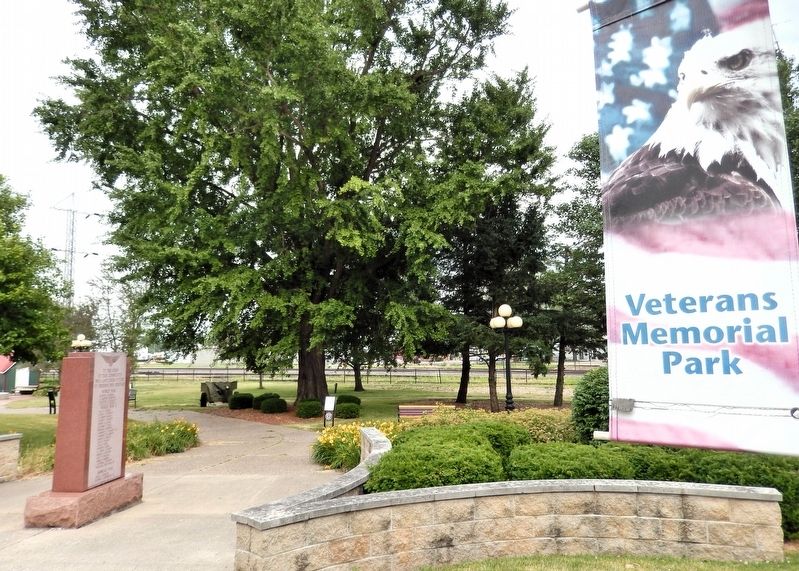 Veterans Memorial Park. Click for full size. Veterans Memorial Park image. Click for full size.