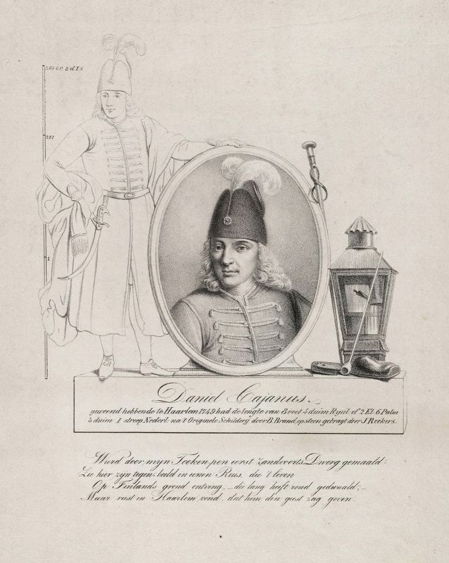 Portrait of Daniel Cajanus (c. 1702 – Haarlem, 27 February 1749). Click for full size. Portrait of Daniel Cajanus (c. 1702 – Haarlem, 27 February 1749) image. Click for full size.