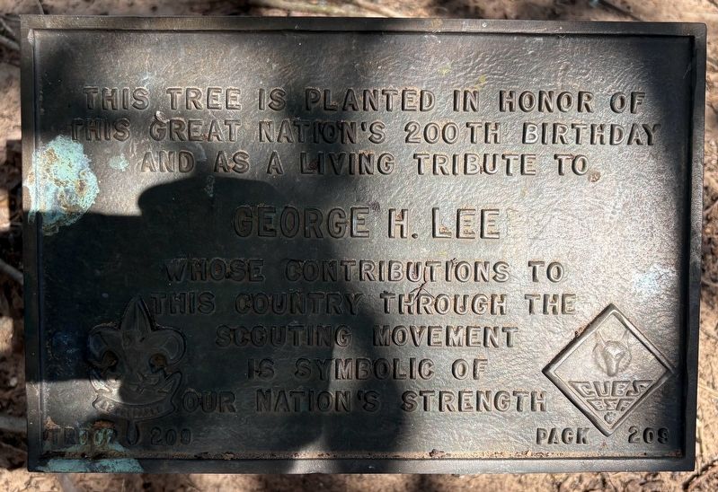 George H. Lee Marker. Click for full size. George H. Lee Marker image. Click for full size.