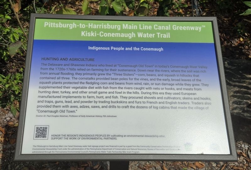Pittsburgh-to-Harrisburg Main Line Canal Greenway™ Marker. Click for full size. Pittsburgh-to-Harrisburg Main Line Canal Greenway™ Marker image. Click for full size.